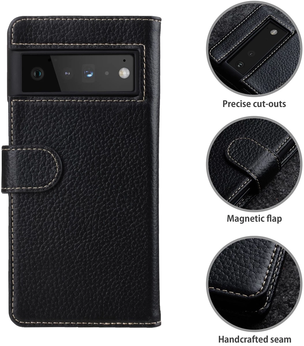 StilGut - Google Pixel 6 Pro Flip Cover Talis Mit Kartenfach – Bild 2