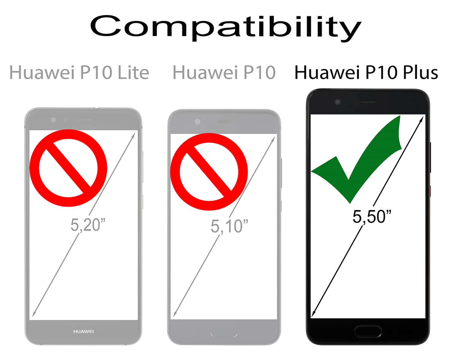 Skinomi - Displayschutzfolie Huawei P10 Plus Full Body – Bild 5