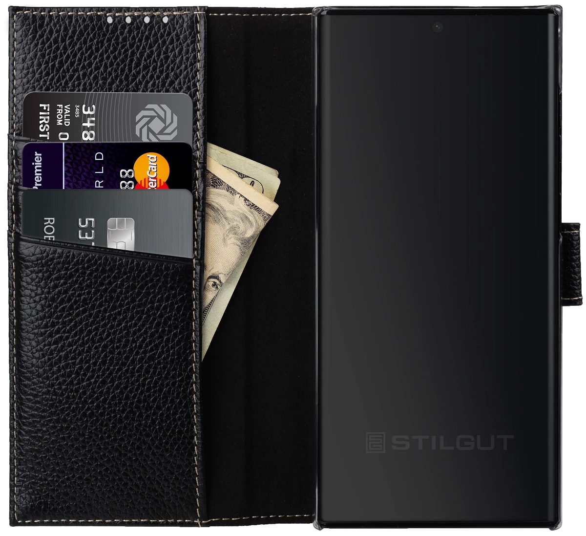 StilGut - Samsung Galaxy S22 Ultra Flip Cover Talis Mit Kartenfach – Bild 4