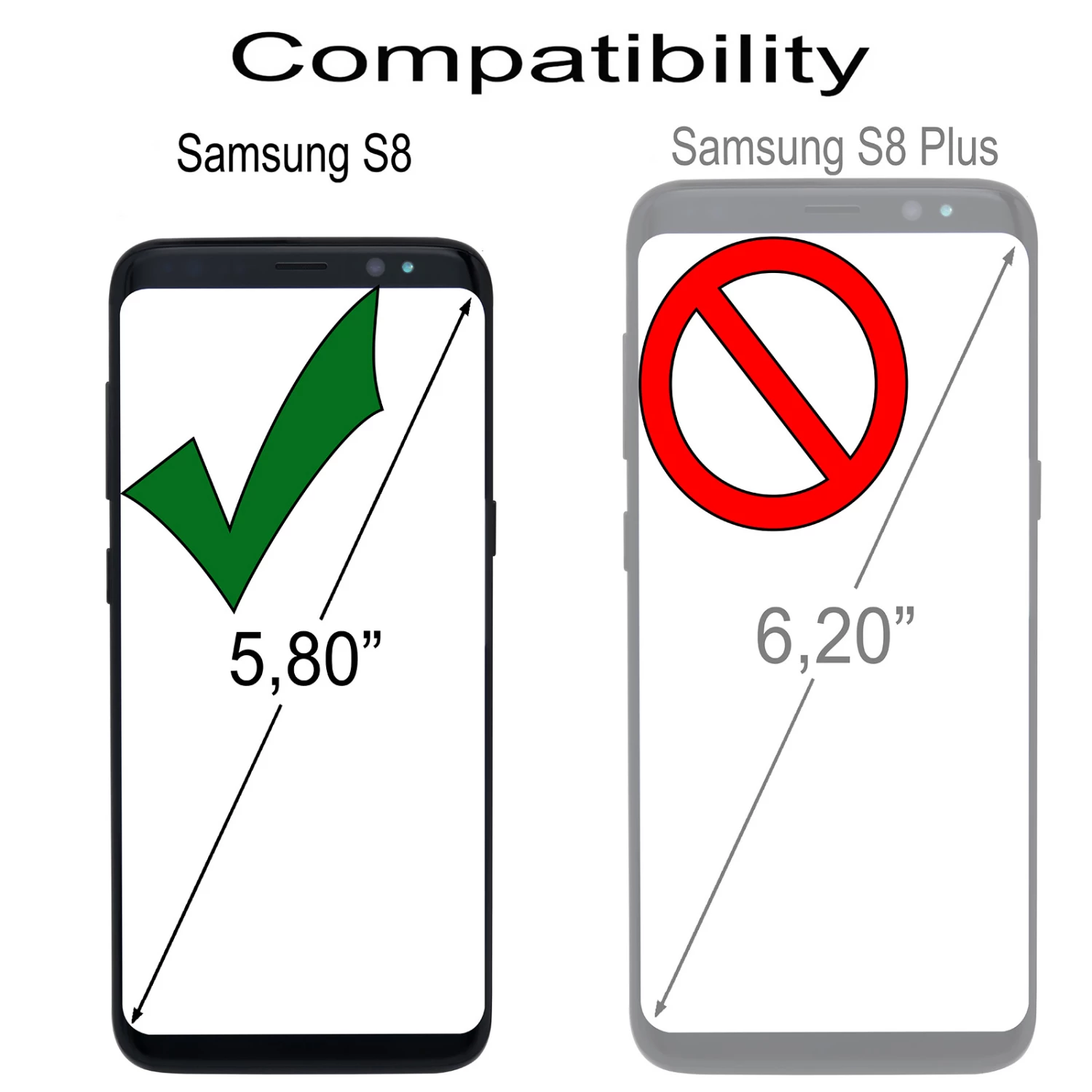 Skinomi - Displayschutzfolie Samsung Galaxy S8 TechSkin – Bild 2