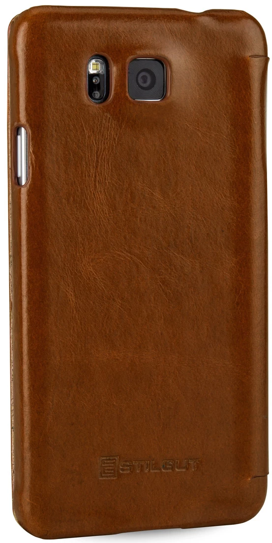 StilGut - Handyhülle Für Samsung Galaxy Alpha "Book Type" Ohne Clip – Bild 3
