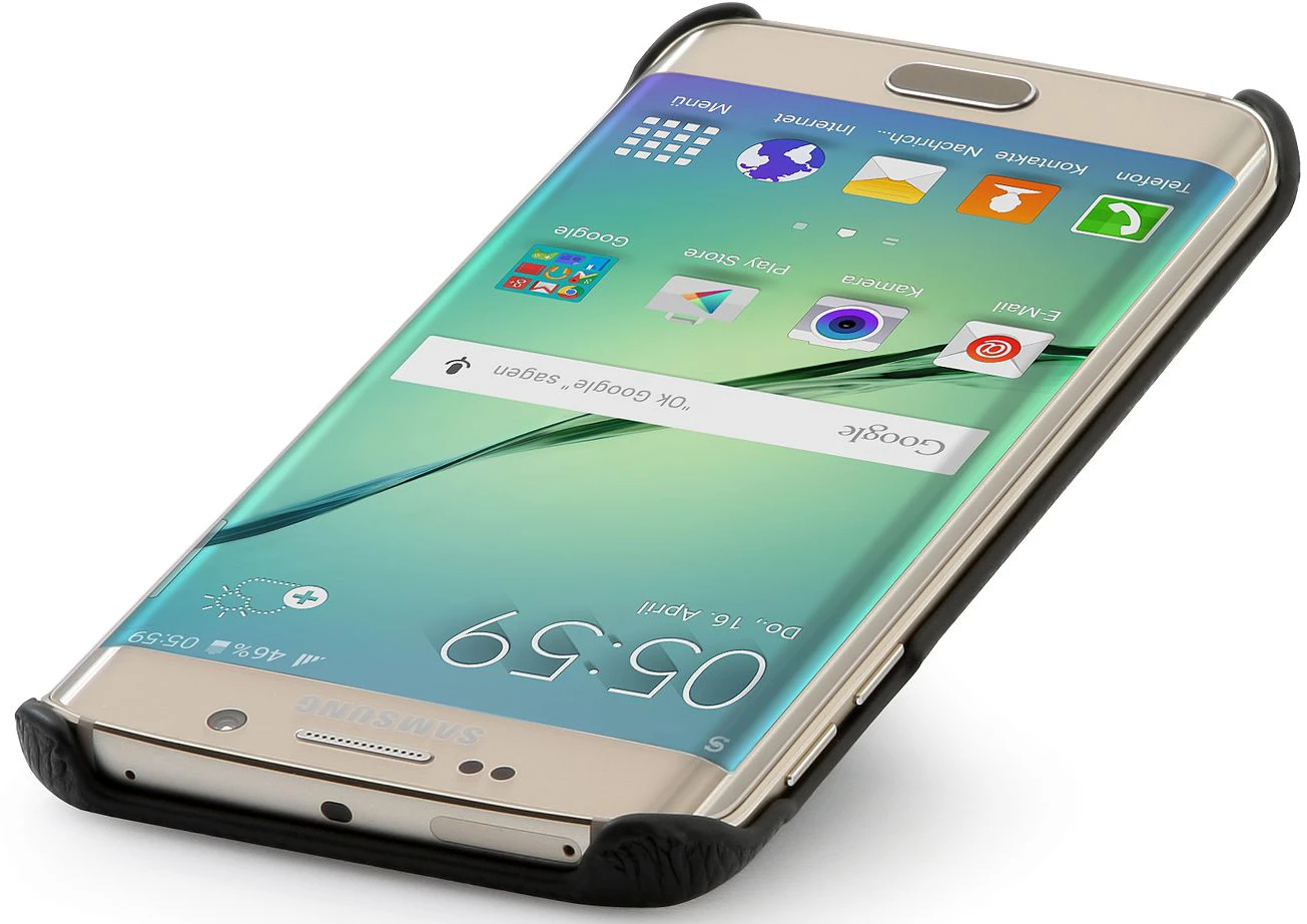 StilGut - Handyhülle Für Galaxy S6 Edge "Cover Type" Aus Leder – Bild 7