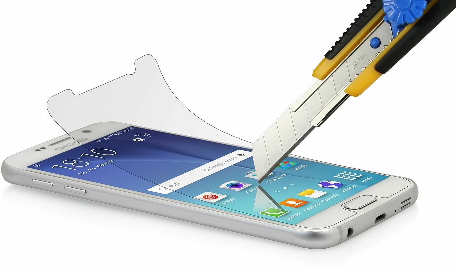 StilGut - Panzerglasfolie Für Galaxy S6 (2er-Pack) – Bild 2