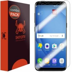 Skinomi - Displayschutzfolie Samsung Galaxy S8+ Edge To Edge (2er Pack)