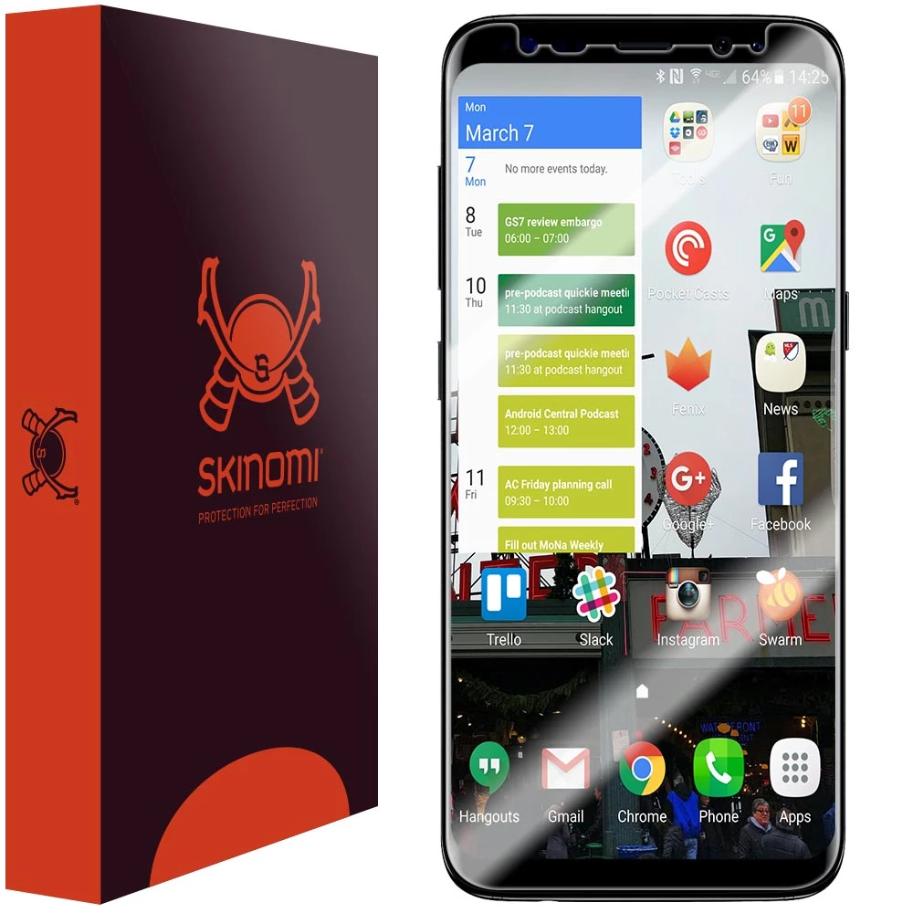 Skinomi - Displayschutzfolie Samsung Galaxy S8