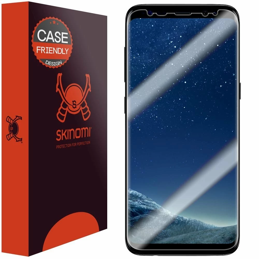 Skinomi - Displayschutzfolie Samsung Galaxy S8 TechSkin