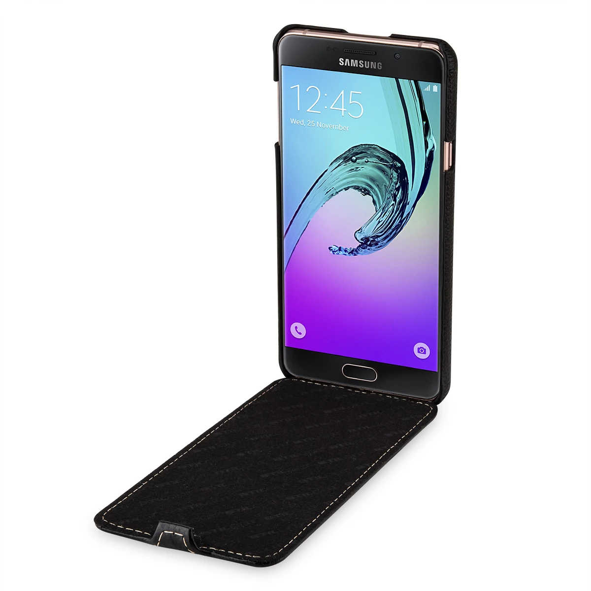 StilGut - Samsung Galaxy A7 (2016) Hülle UltraSlim Aus Leder – Bild 2