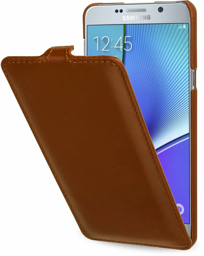 StilGut - Handyhülle Für Galaxy Note 5 „UltraSlim“ Aus Leder – Bild 7
