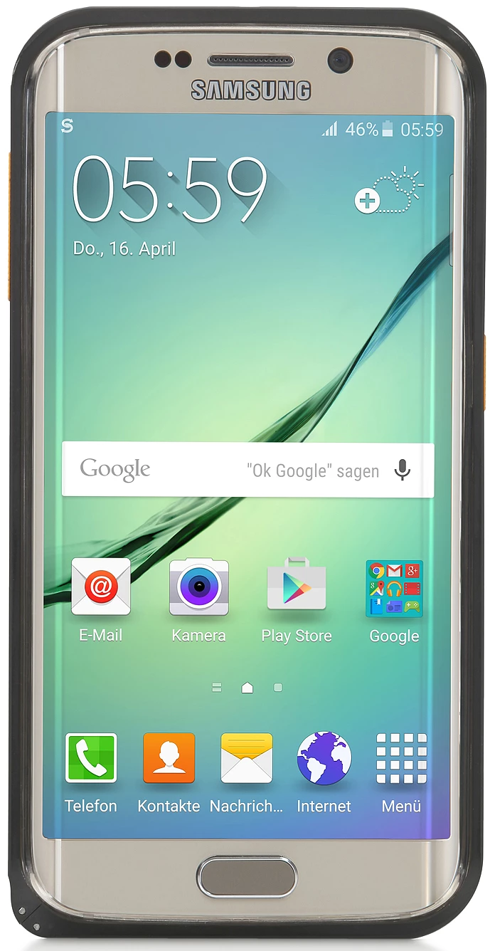 StilGut - Schutzhülle Aus Aluminium Und Silikon Für Galaxy S6 Edge – Bild 2