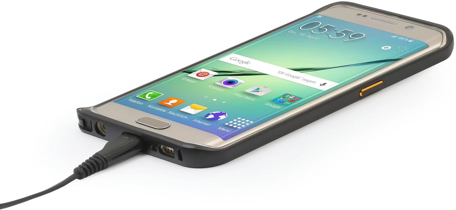 StilGut - Schutzhülle Aus Aluminium Und Silikon Für Galaxy S6 Edge – Bild 4