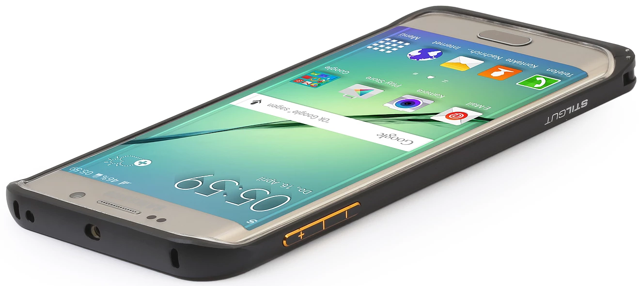 StilGut - Schutzhülle Aus Aluminium Und Silikon Für Galaxy S6 Edge – Bild 3
