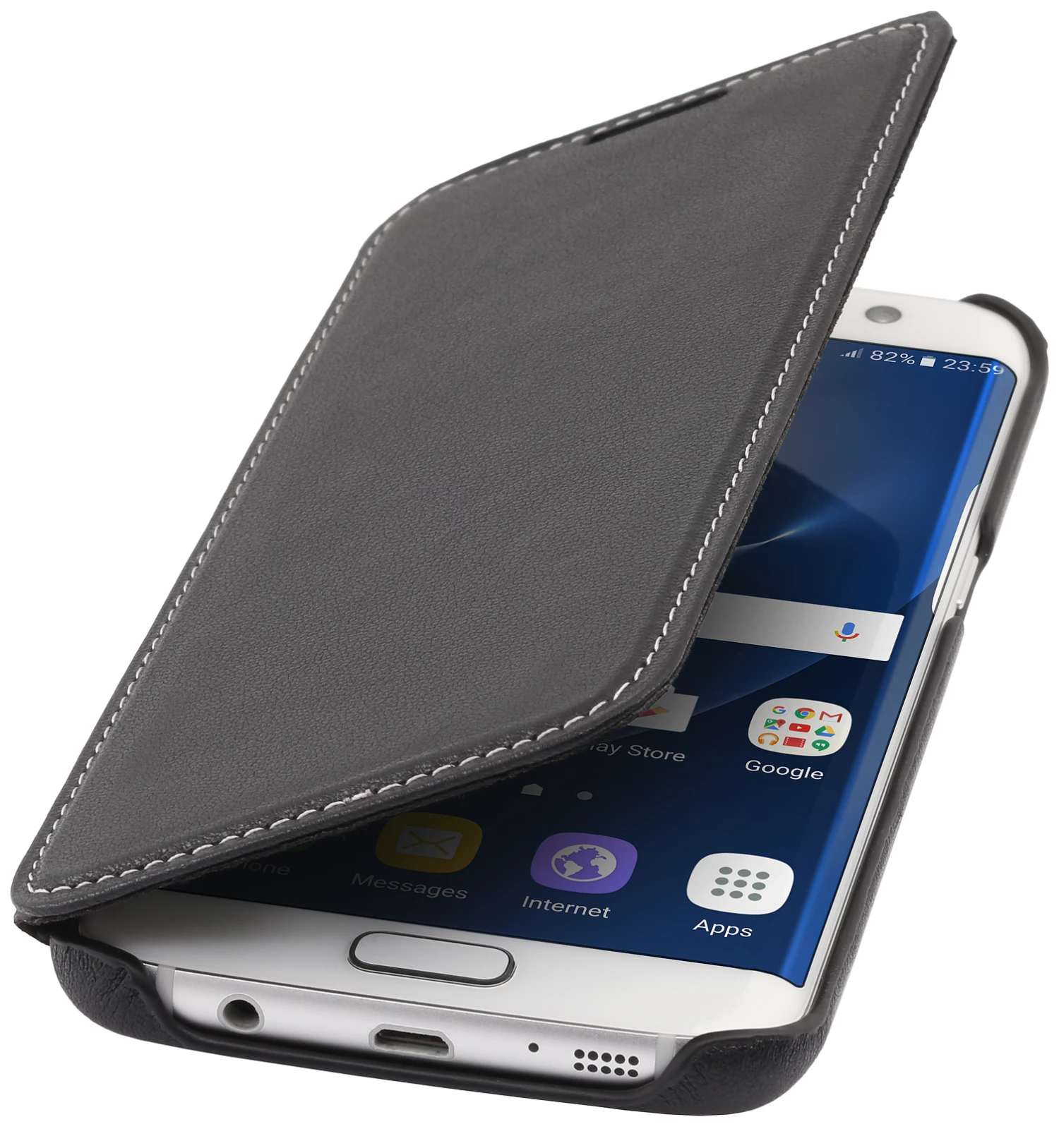 StilGut - Samsung Galaxy S7 Edge Case Book Type Ohne Clip – Bild 13