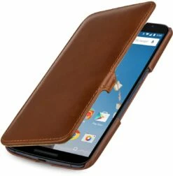 StilGut - Handyhülle Für Nexus 6 "Book Type" Mit Clip