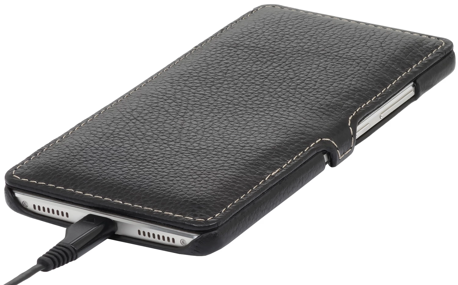 StilGut - Huawei Mate S Tasche Book Type Aus Leder Mit Clip – Bild 3