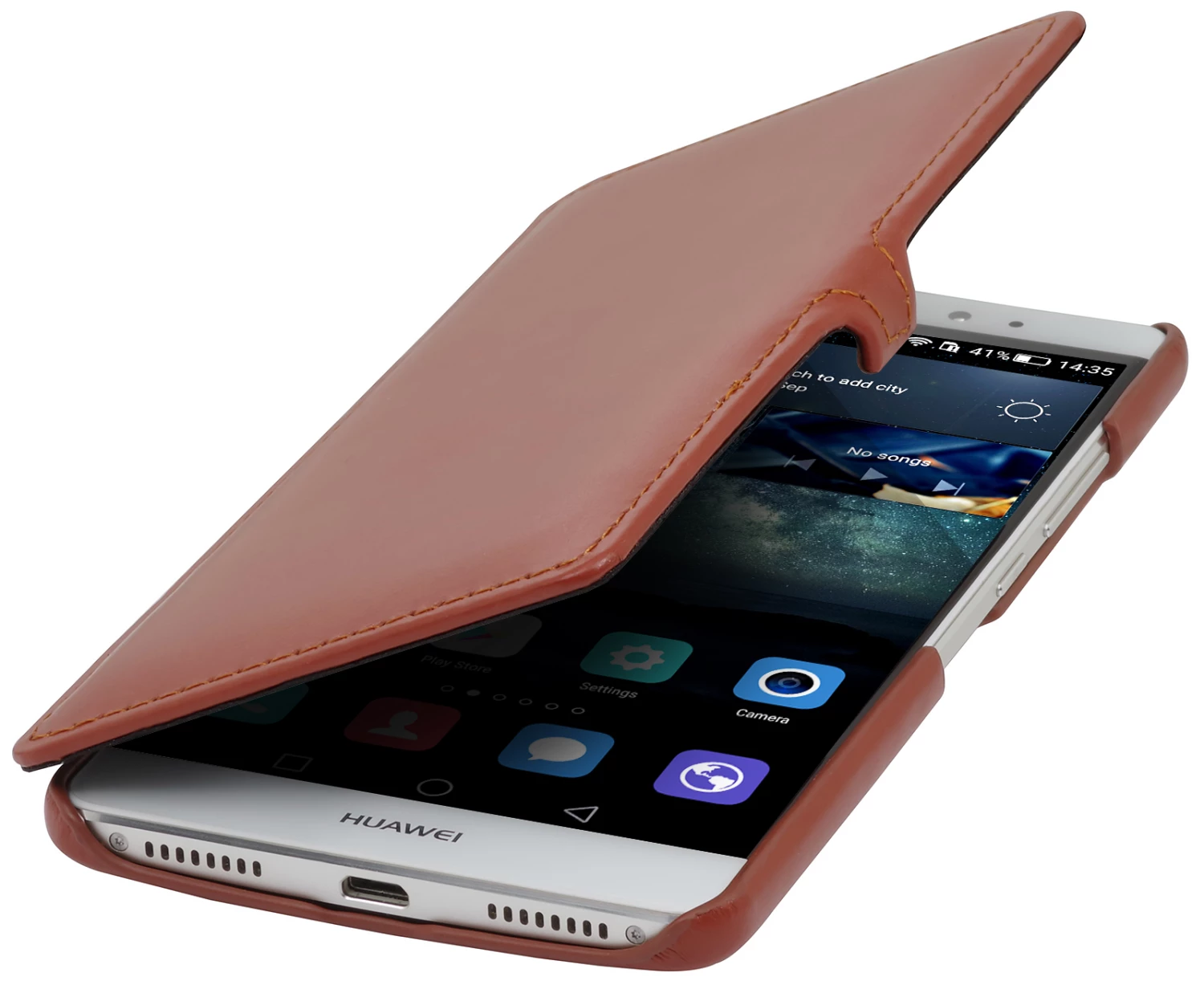 StilGut - Huawei Mate S Tasche Book Type Aus Leder Mit Clip – Bild 10