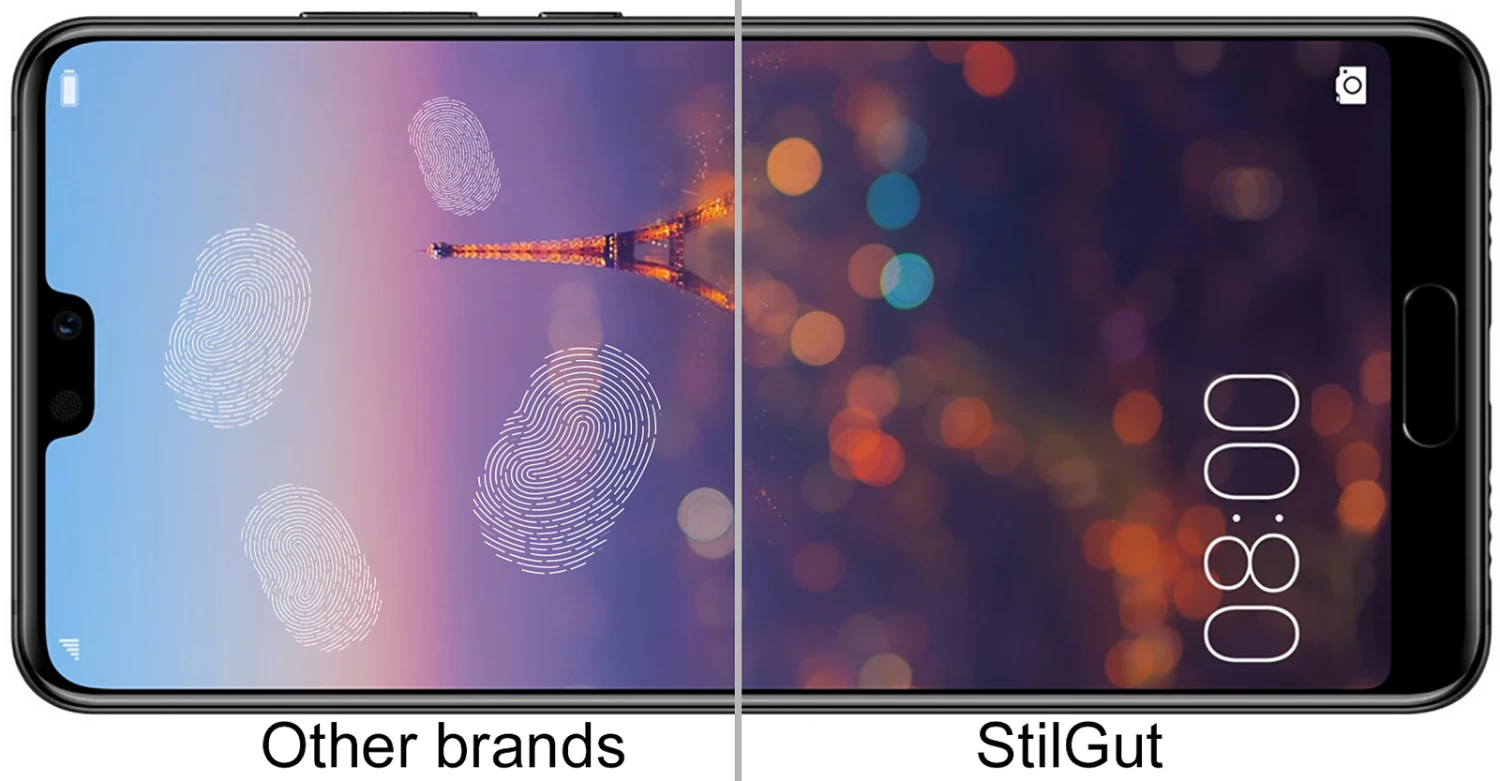 StilGut - Huawei P20 Panzerglas 3D Full Cover – Bild 4