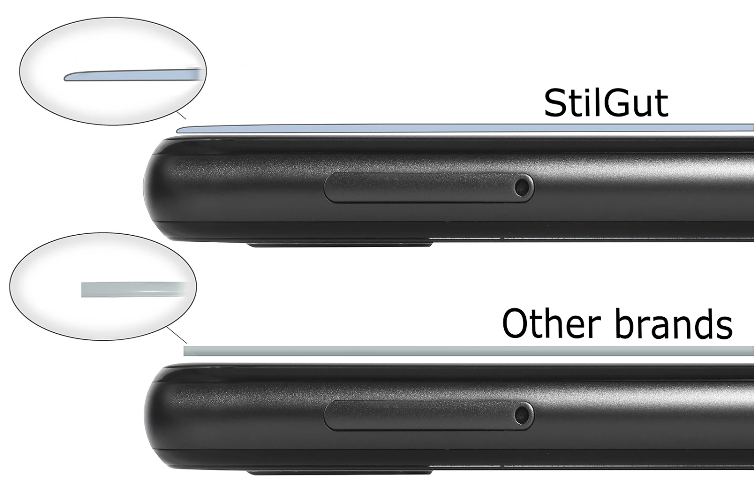 StilGut - Huawei P20 Panzerglas 3D Full Cover – Bild 5