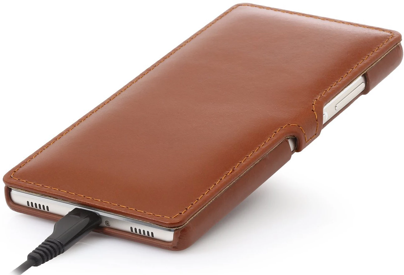 StilGut - Handyhülle Für Huawei P8 "Book Type" Mit Clip – Bild 3