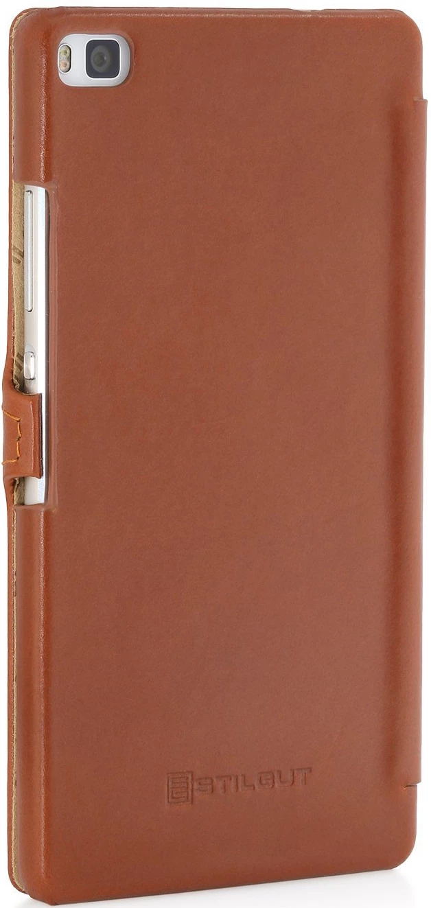 StilGut - Handyhülle Für Huawei P8 "Book Type" Mit Clip – Bild 6