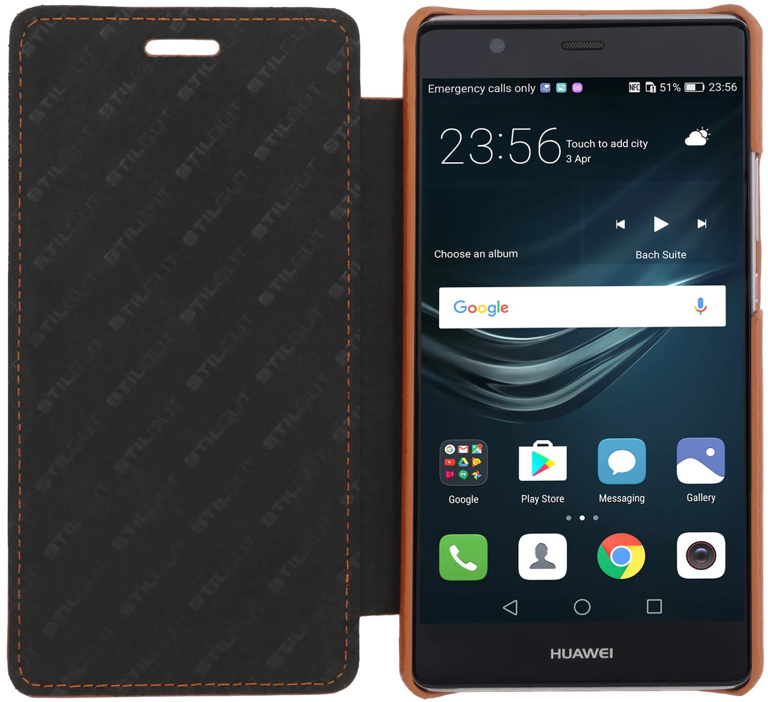 StilGut - Huawei P9 Plus Case Book Type Ohne Clip – Bild 2