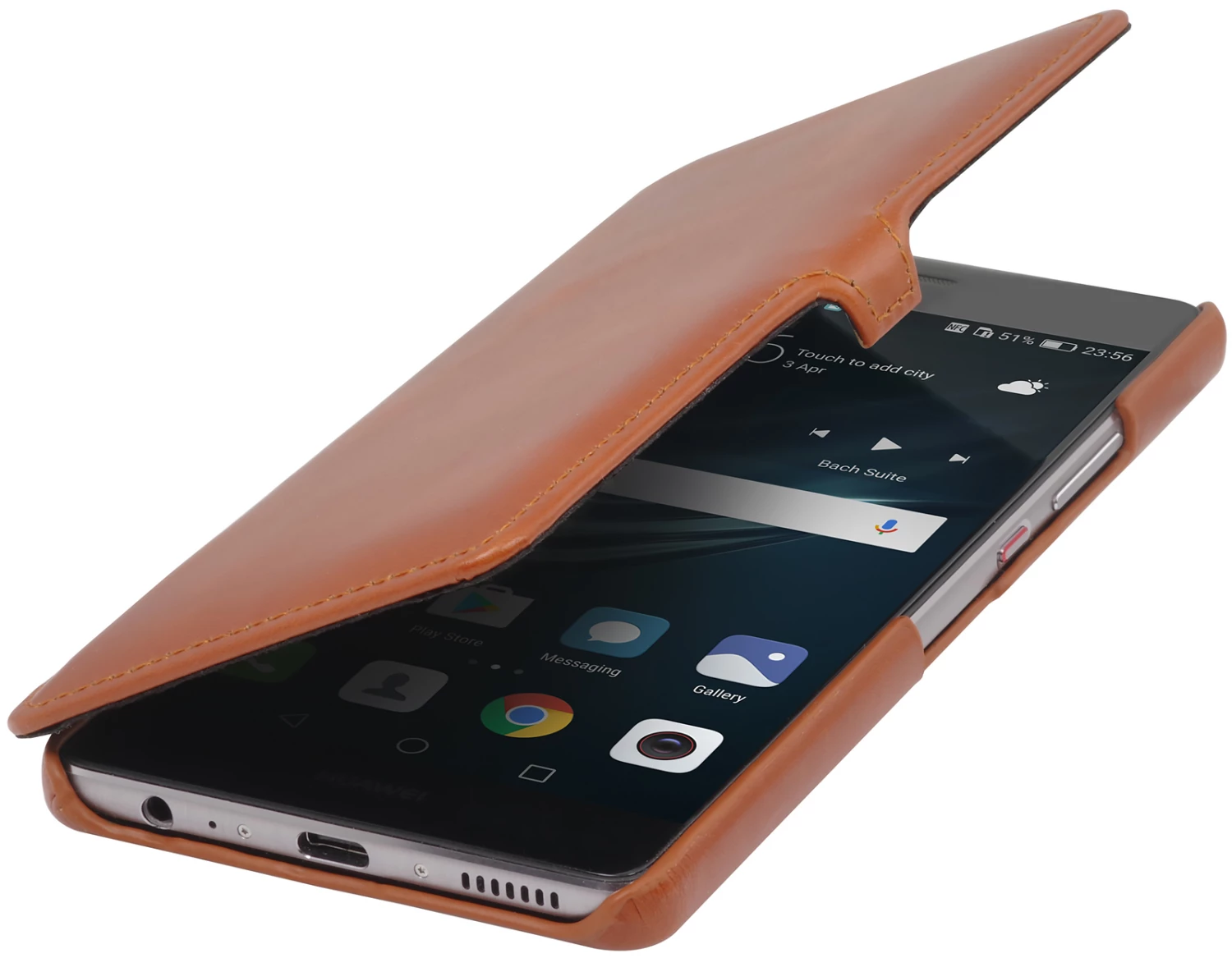 StilGut - Huawei P9 Plus Tasche Book Type Mit Clip