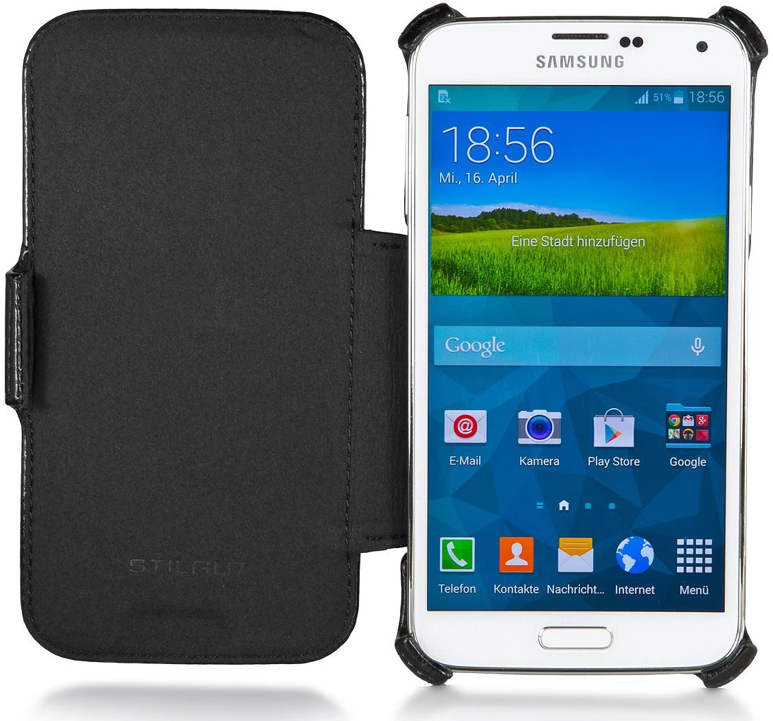StilGut - UltraSlim Case V2 Mit Standfunktion Für Samsung Galaxy S5 – Bild 9