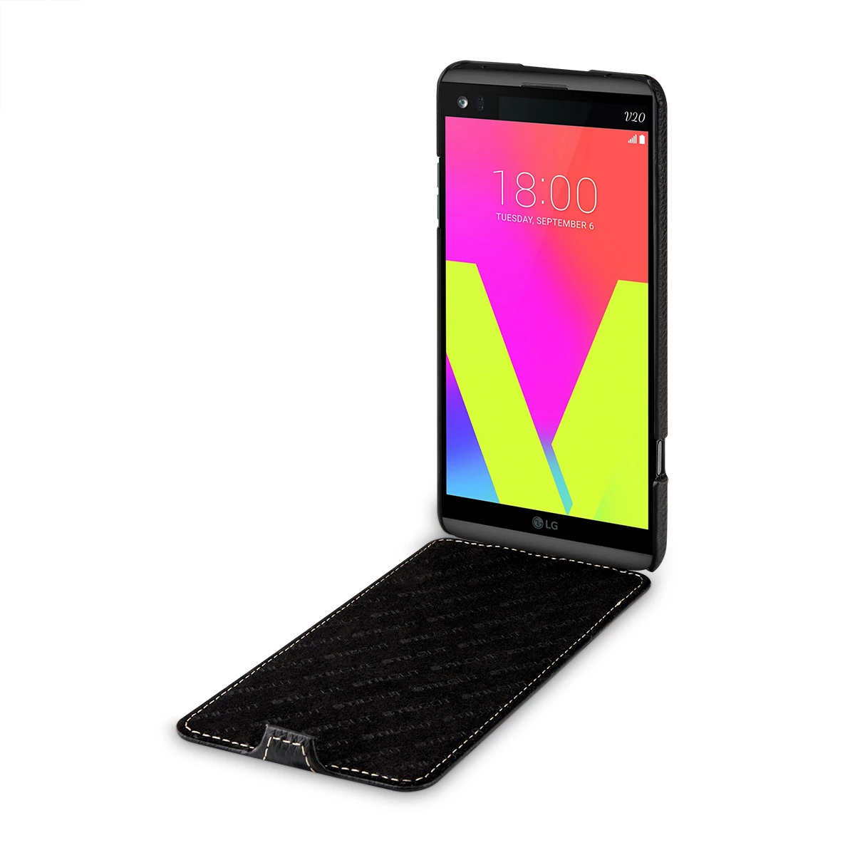StilGut - LG V20 Hülle UltraSlim Aus Leder – Bild 2
