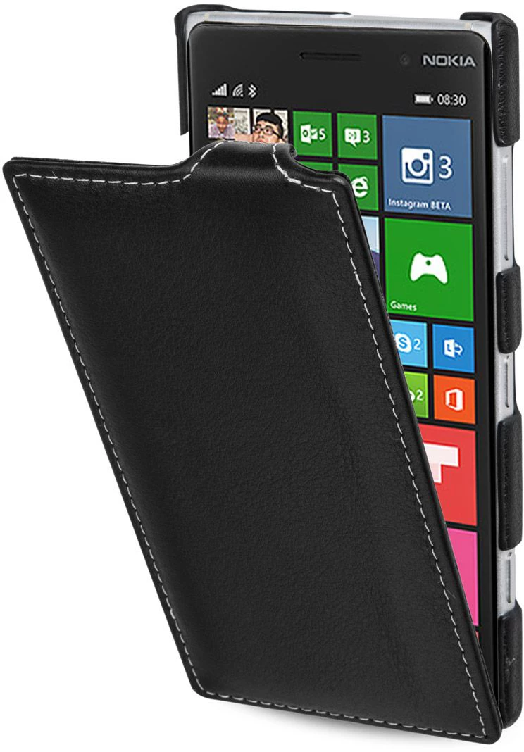 StilGut - Handyhülle Für Nokia Lumia 830 "UltraSlim" Aus Leder – Bild 8