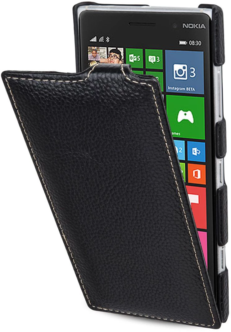 StilGut - Handyhülle Für Nokia Lumia 830 "UltraSlim" Aus Leder – Bild 6