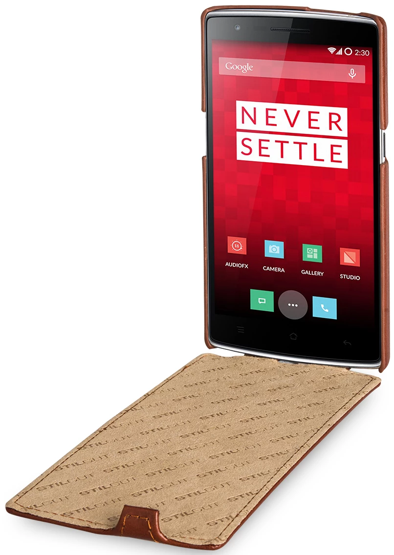 StilGut - Handyhülle Für OnePlus One "UltraSlim" Aus Leder – Bild 2