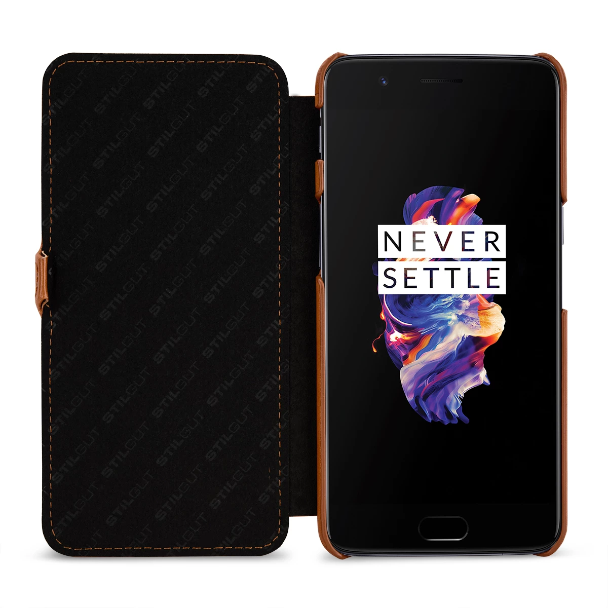 StilGut - OnePlus 5 Tasche Book Type Mit Clip – Bild 2
