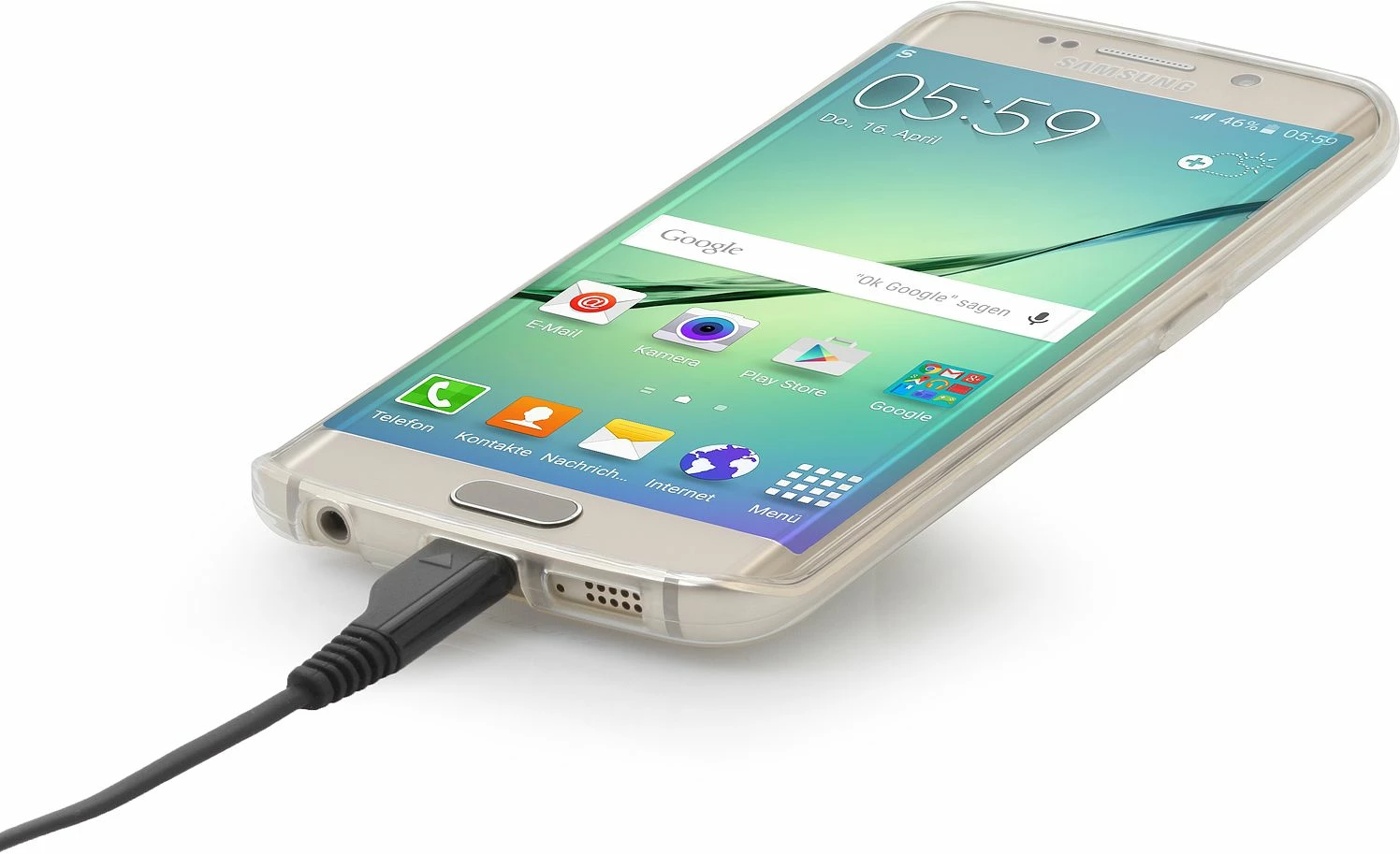 StilGut - Ghost, Schutzhülle Inkl. Schutzfolie Für Galaxy S6 Edge – Bild 5