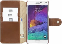 StilGut - Handyhülle Für Samsung Galaxy Note 4 "Talis" Aus Leder