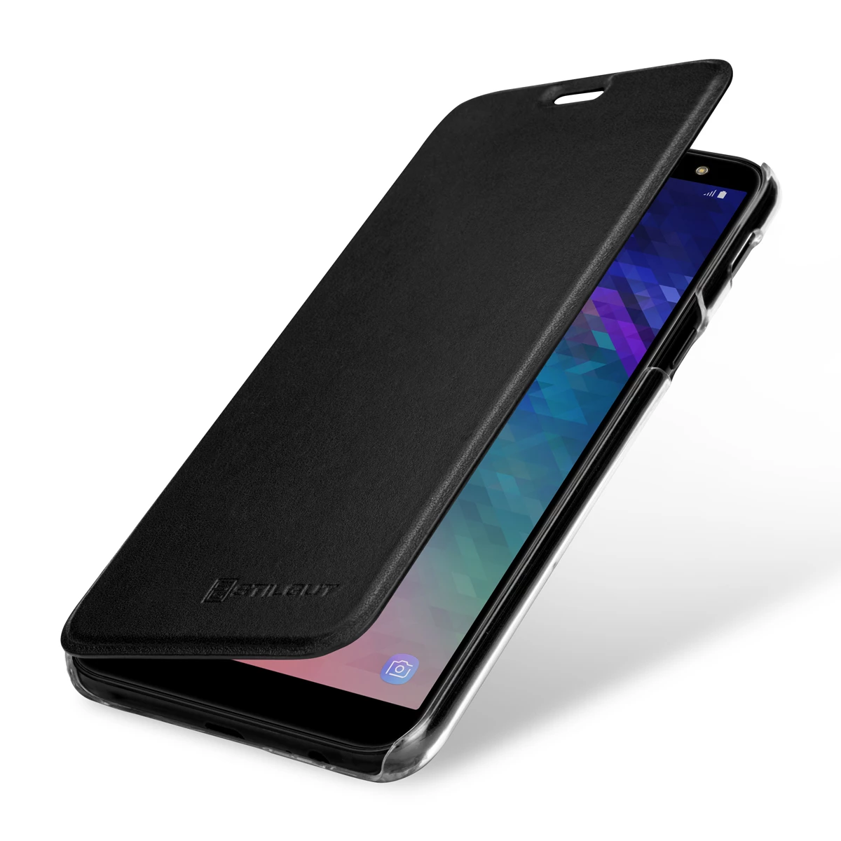 StilGut - Samsung Galaxy A6 (2018) Book Type NFC/RFID Blocking Hülle – Bild 2