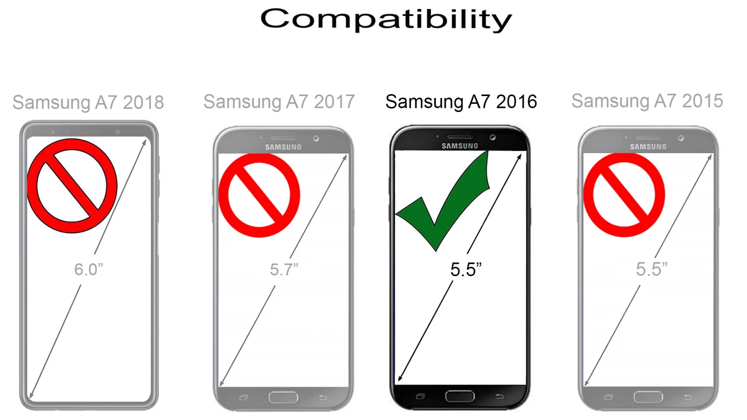 StilGut - Samsung Galaxy A7 (2016) Tasche Book Type Mit Clip – Bild 6