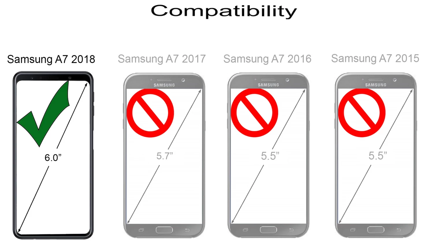 StilGut - Samsung Galaxy A7 (2018) Book Type NFC/RFID Blocking Hülle – Bild 3