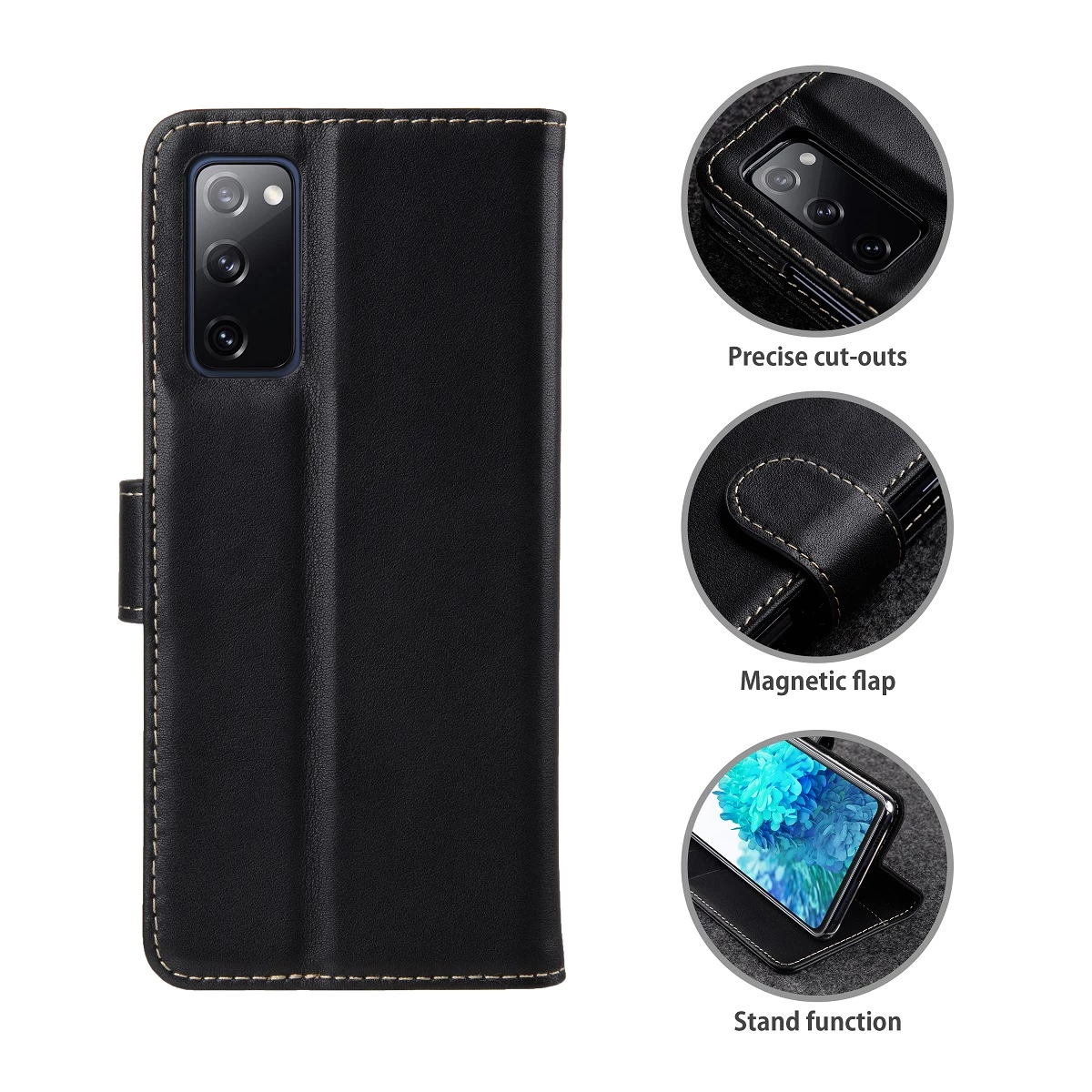 StilGut - Samsung Galaxy S20 FE Flip Cover Talis Mit Kartenfach – Bild 2