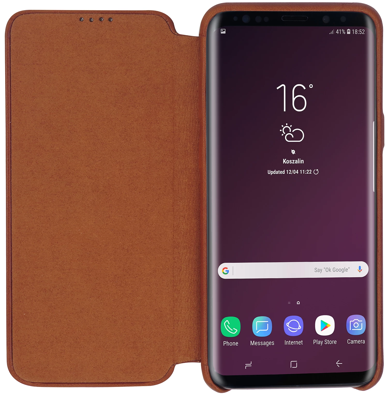 StilGut - Samsung Galaxy S9+ Tasche Book Type Mit Kartenfach – Bild 3
