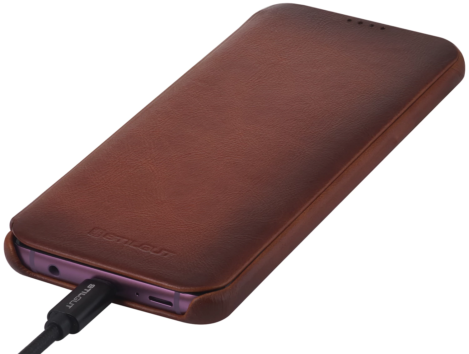 StilGut - Samsung Galaxy S9+ Tasche Book Type Mit Kartenfach – Bild 7