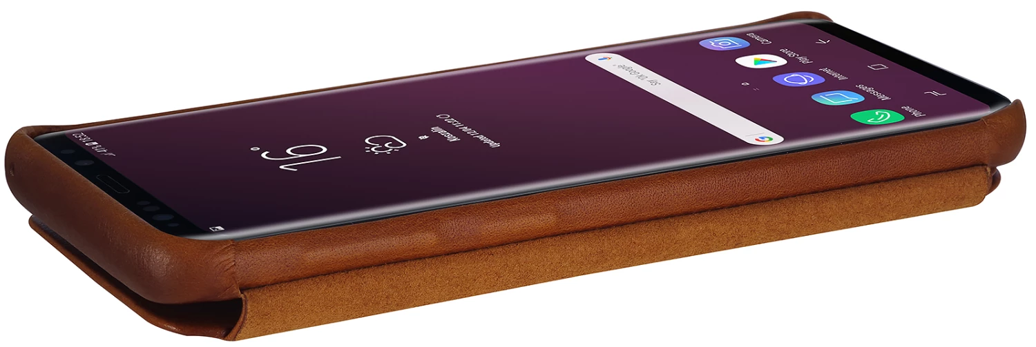 StilGut - Samsung Galaxy S9+ Tasche Book Type Mit Kartenfach – Bild 9