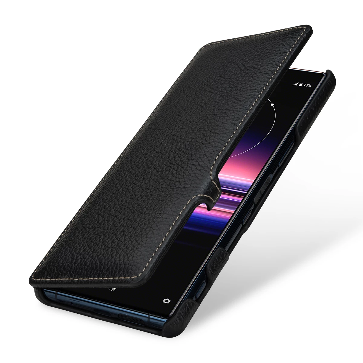 StilGut - Sony Xperia 5 Tasche Book Type Mit Clip