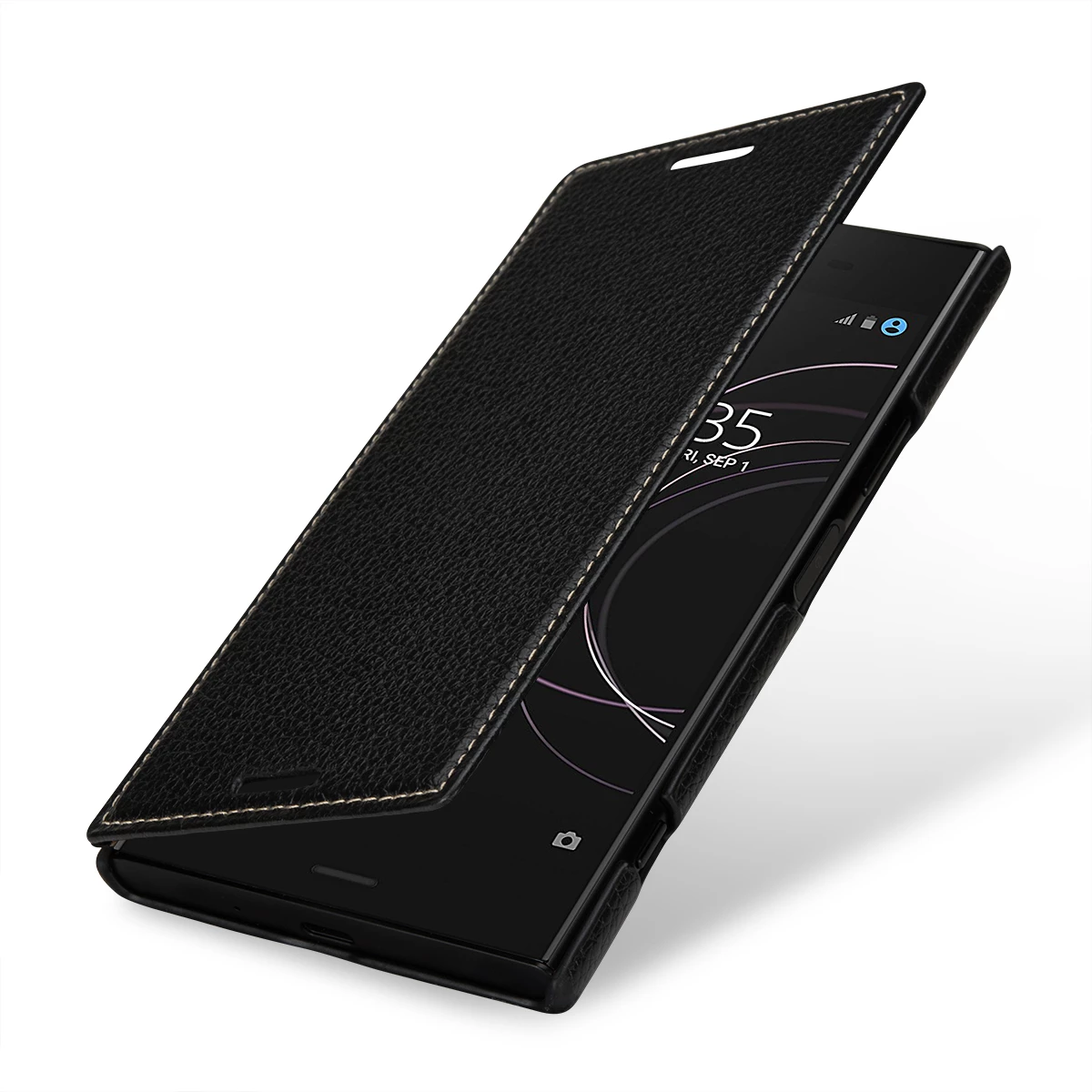 StilGut - Sony Xperia XZ1 Case Book Type Ohne Clip