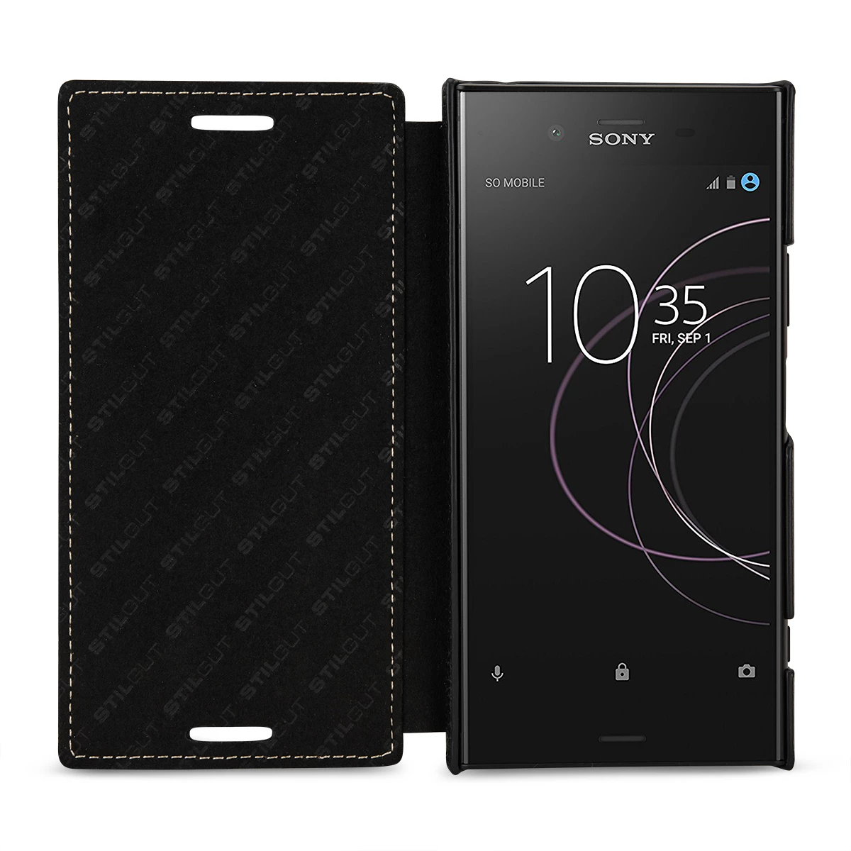 StilGut - Sony Xperia XZ1 Case Book Type Ohne Clip – Bild 2