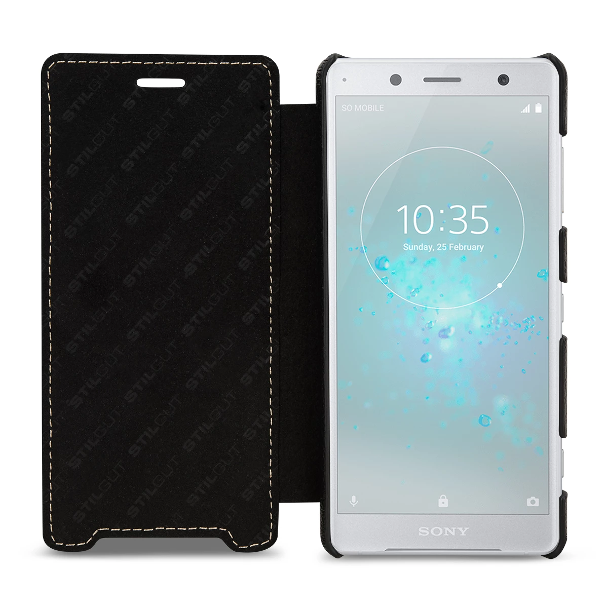 StilGut - Sony Xperia XZ2 Compact Case Book Type Ohne Clip – Bild 2