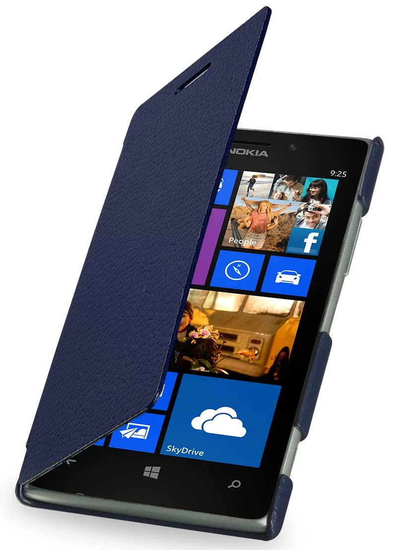 StilGut - Ledertasche "Book Type" Für Nokia Lumia 925 – Bild 9