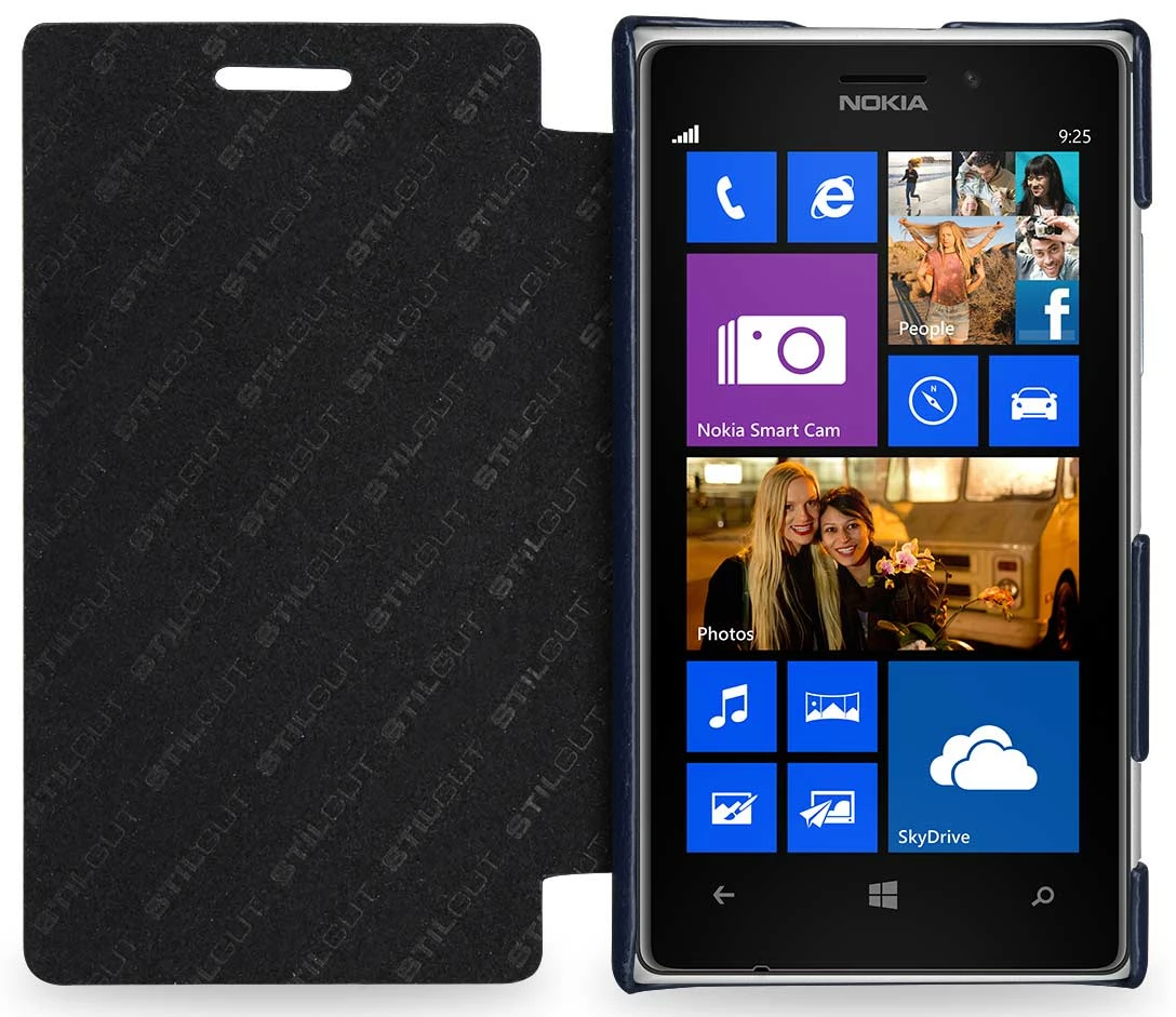 StilGut - Ledertasche "Book Type" Für Nokia Lumia 925 – Bild 2