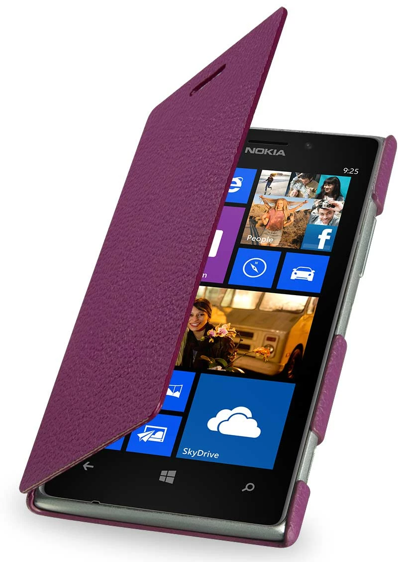 StilGut - Ledertasche "Book Type" Für Nokia Lumia 925 – Bild 10