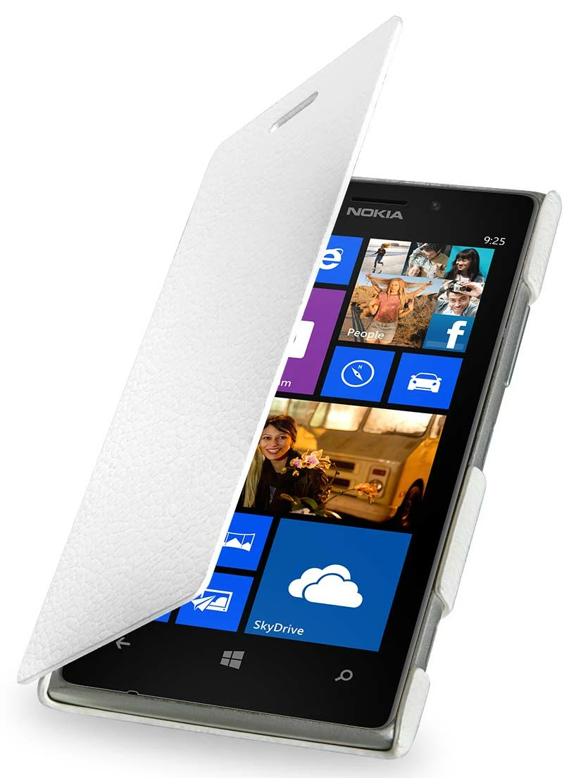 StilGut - Ledertasche "Book Type" Für Nokia Lumia 925 – Bild 8