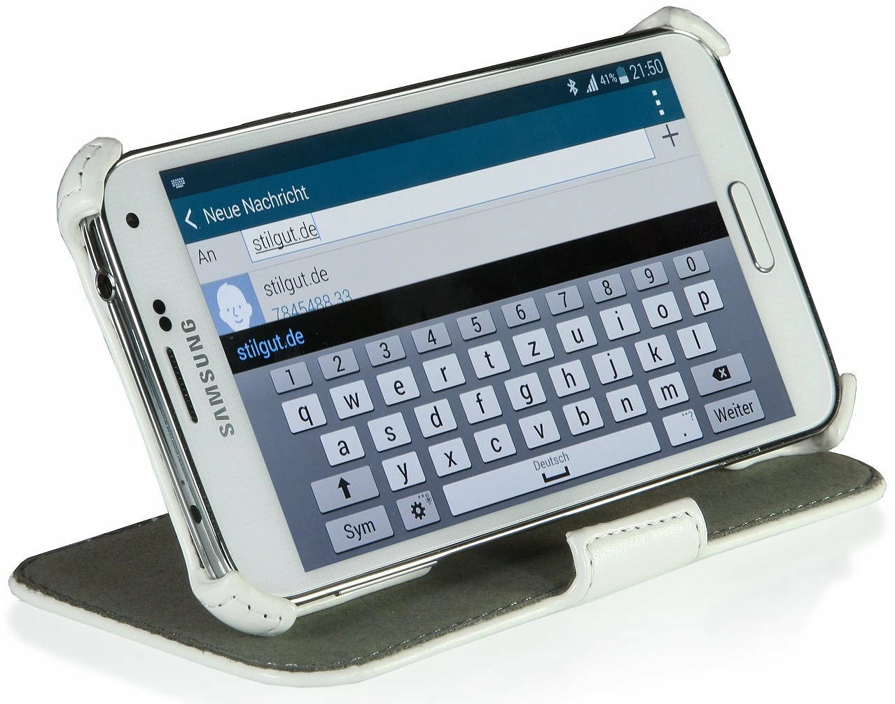 StilGut - UltraSlim Case V2 Mit Standfunktion Für Samsung Galaxy S5 – Bild 11