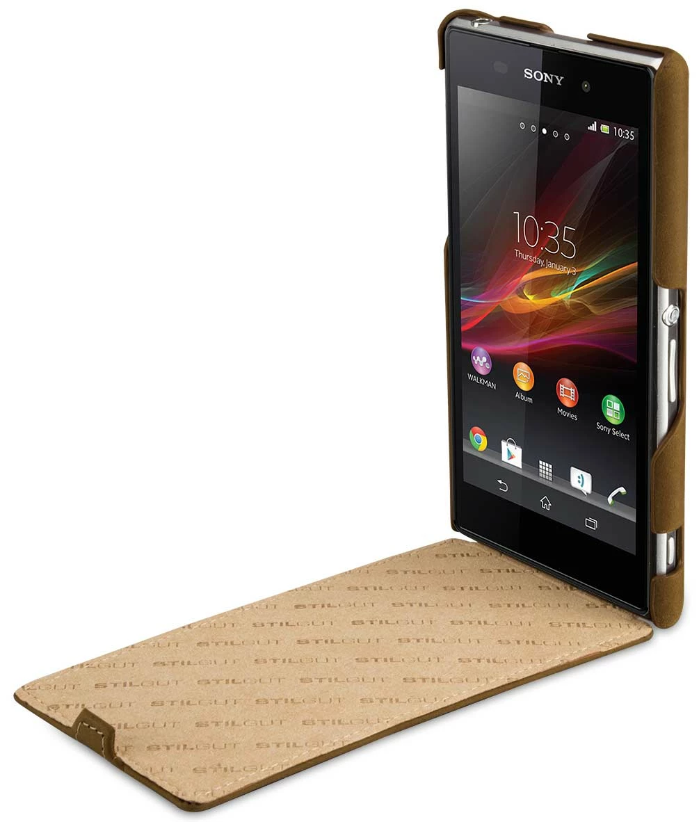 StilGut - UltraSlim Case Für Sony Xperia Z1 Old Style – Bild 2